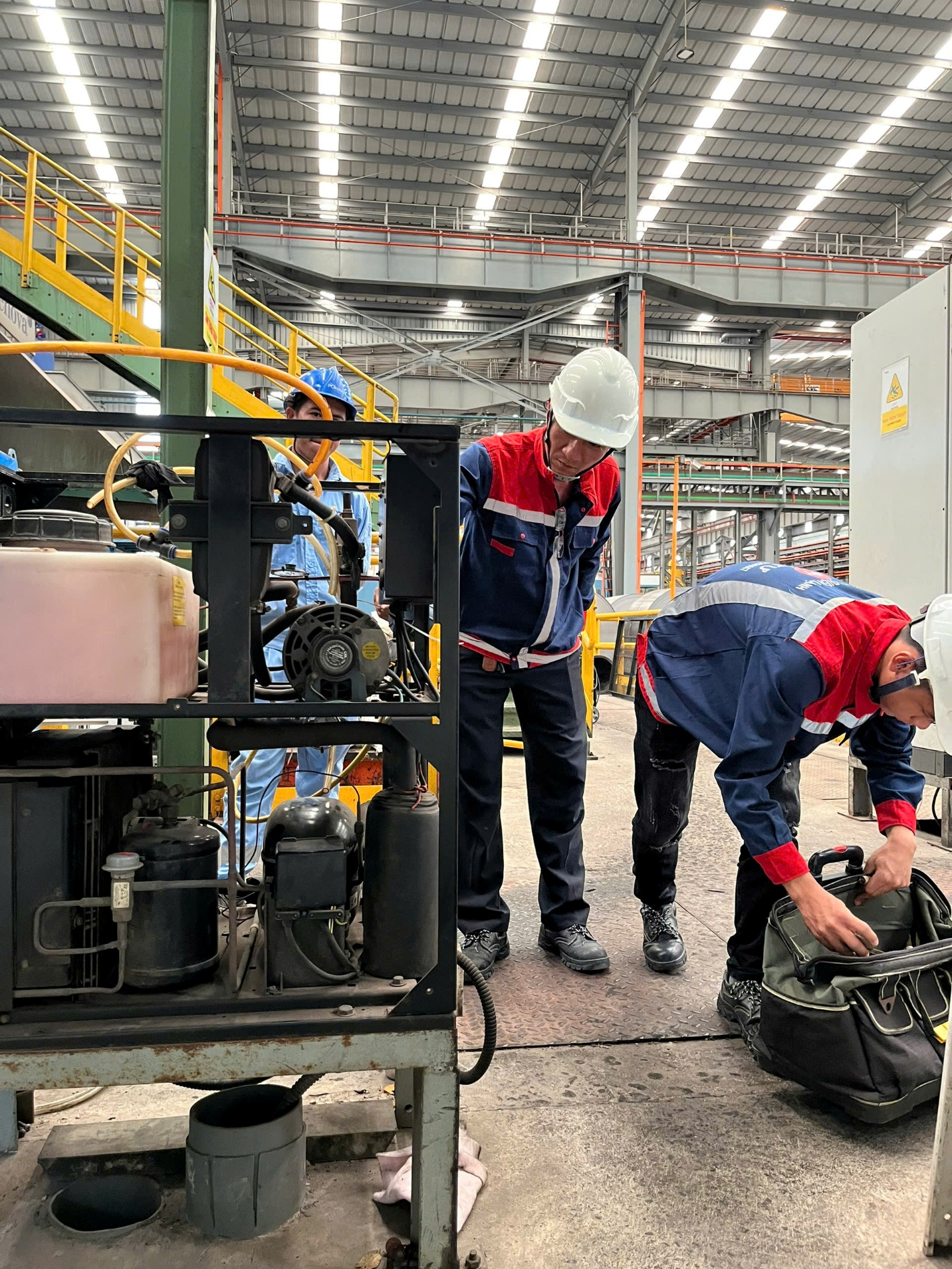 Sửa chữa Chiller tại khu công nghiệp Nhơn Trạch Đồng Nai 2